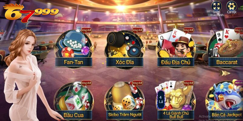 Hướng dẫn đăng ký tham gia chơi game bài 67999